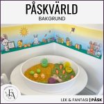 Påskbakgrund till påskvärld - bild 1