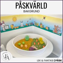 Påskbakgrund till påskvärld