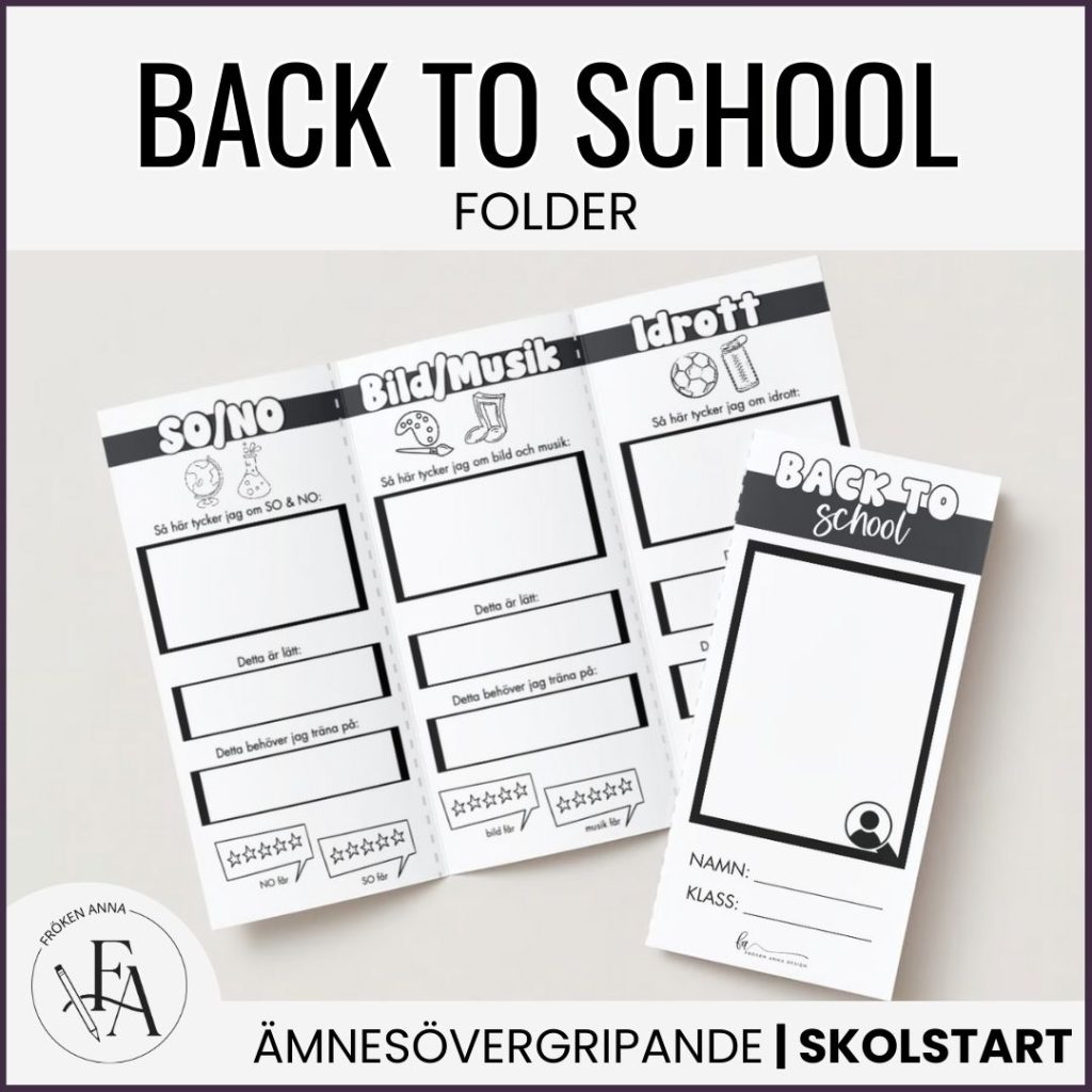 Back to school – folder