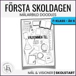 Målarbild skolstart - bild 1