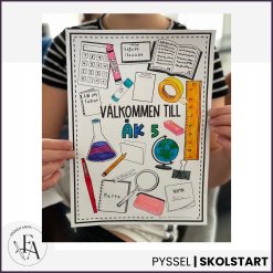 Målarbild skolstart