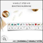 ABC-paket MAXI | Väggalfabet, bokstavsmaterial, bokstavshäfte, bänkhjälp mm. - bild 11