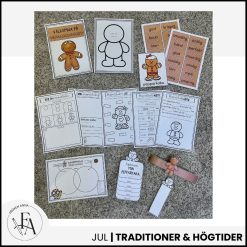 PAKET: Pepparkaksparty! Ett gott och kreativt julmaterial