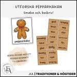 PAKET: Pepparkaksparty! Ett gott och kreativt julmaterial - bild 3