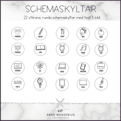 Schemabilder (runda)