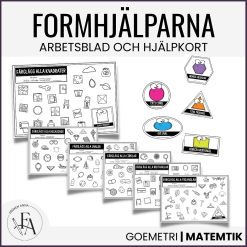 Formhjälparna arbetsblad | Visuellt stöd med geometriska figurer