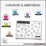 Formhjälparna arbetsblad | Visuellt stöd med geometriska figurer - bild 2