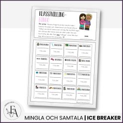 Klasstvillingbingo | Lär känna varandra