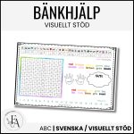 ABC-paket MAXI | Väggalfabet, bokstavsmaterial, bokstavshäfte, bänkhjälp mm. - bild 8