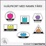 Formhjälparna arbetsblad | Visuellt stöd med geometriska figurer - bild 3