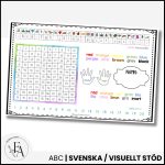 ABC-paket MAXI | Väggalfabet, bokstavsmaterial, bokstavshäfte, bänkhjälp mm. - bild 15