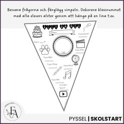 Allt om mig - vimpel