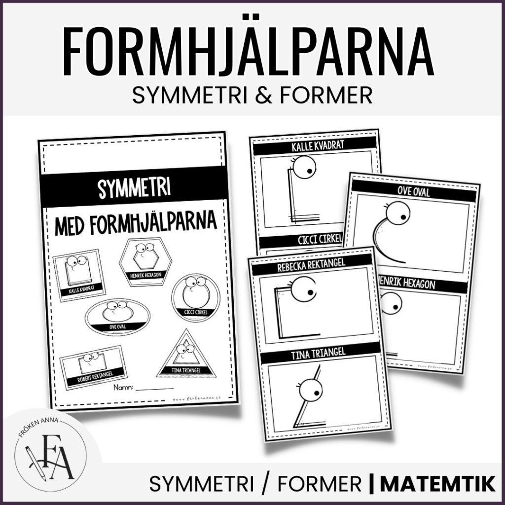 Symmetri med formhjälparna