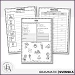 PAKET: Ordklasserna (Arbetshäften + sorteringskort) - bild 3