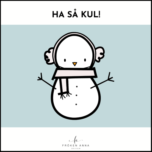 Snögubbsshoppen (pyssel, läs- och skriv)