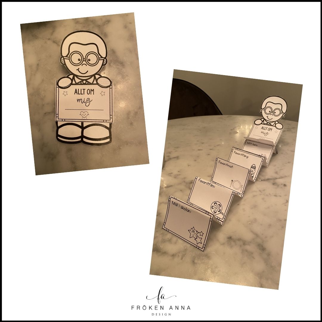 Allt om mig - vikbok