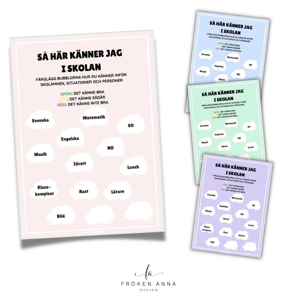 Så här känner jag …