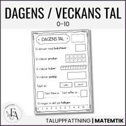 Startuppgift:Dagens/Veckans tal 0-9