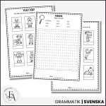 PAKET: Ordklasserna (Arbetshäften + sorteringskort) - bild 4