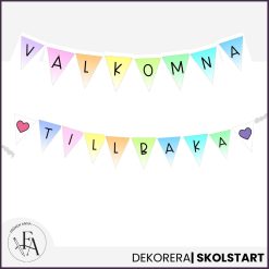 Välkomna tillbaka - vimpel
