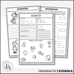 Ordklasser | Min bok om adjektiv