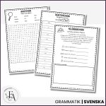 PAKET: Ordklasserna (Arbetshäften + sorteringskort) - bild 8