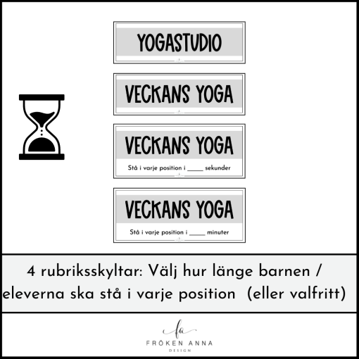 Barnyoga för skolan / förskolan