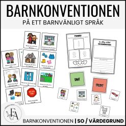 Barnkonventionen - lättlästa artiklar + arbetsmaterial