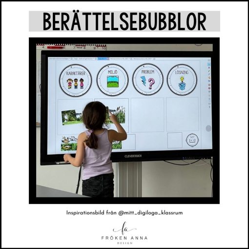Berättelsebubblor - Stödstruktur berättelse
