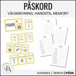 Påskord (Ordkunskap, välskrivning, memory) - bild 1