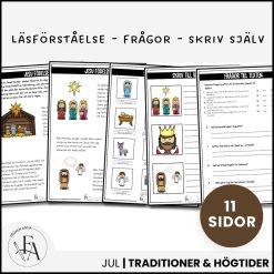 Jesu födelse – Arbetshäfte med läsförståelse