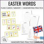 Easter words (Ordkunskap, välskrivning, memory) - bild 1