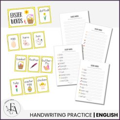 Easter words (Ordkunskap, välskrivning, memory)