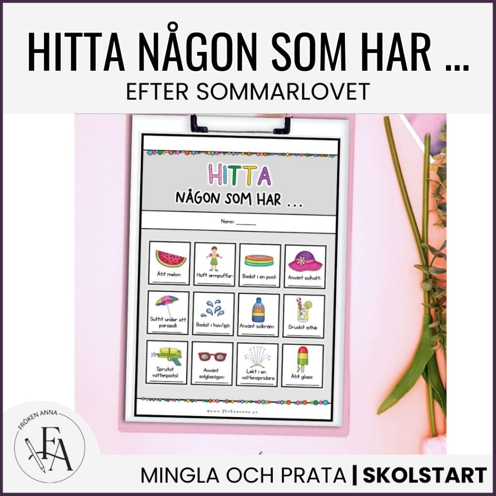 Hitta någon som har …