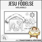 Jesu födelse – målarbild - bild 1