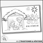 Jesu födelse – målarbild - bild 2