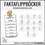 Faktaflippbok | Bondgårdsdjur (Skriva faktatexter) - bild 1