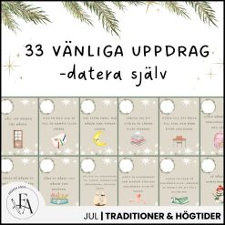 Snällkalender för förskolan och skolan – 33 vänliga uppdrag