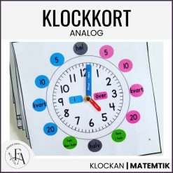 Hjälpkort klockan (analog)