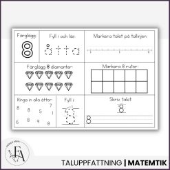 Min bok om siffrorna 0-9
