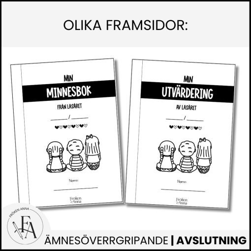 Läsårsutvärdering & minnesbok – Ett kreativt avslut på skolåret!