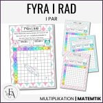 Fyra i rad (multiplikationsspel) - bild 1