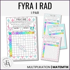 Fyra i rad (multiplikationsspel)