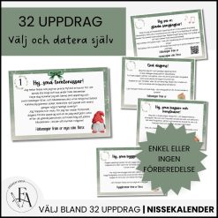 Nissebrev | Nisseuppdrag | för Förskola och Skola