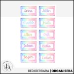 Redigerbara regnbågsetiketter - bild 2