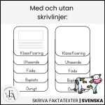 Faktaflippbok | Bondgårdsdjur (Skriva faktatexter) - bild 2
