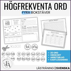 Högfrekventa ord (Fyra bokstäver)