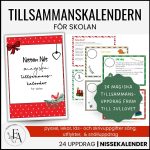 Julkalender Skola | Nissebrev | Tillsammanskalendern - bild 1