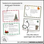 Julkalender Förskola | Nissebrev | Tillsammanskalendern ? - bild 2