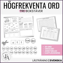 Högfrekventa ord (tre bokstäver)